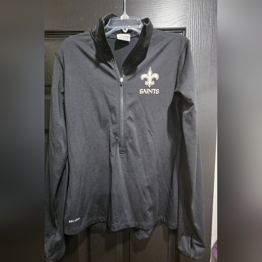 Nike New Orleans Saints Black Dri-Fit Pullover